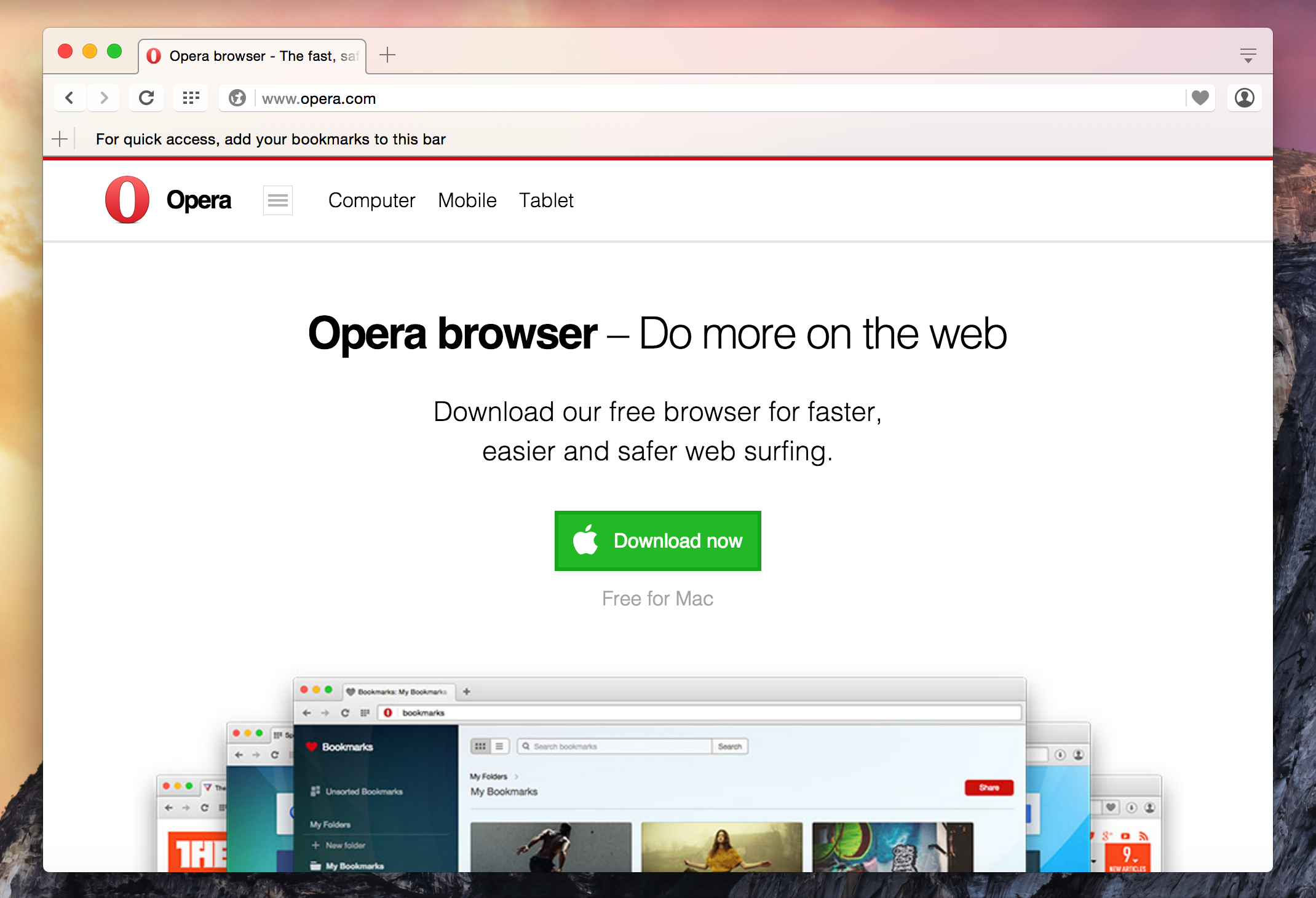 Download Opera Mini Browser For Mac Readfasr